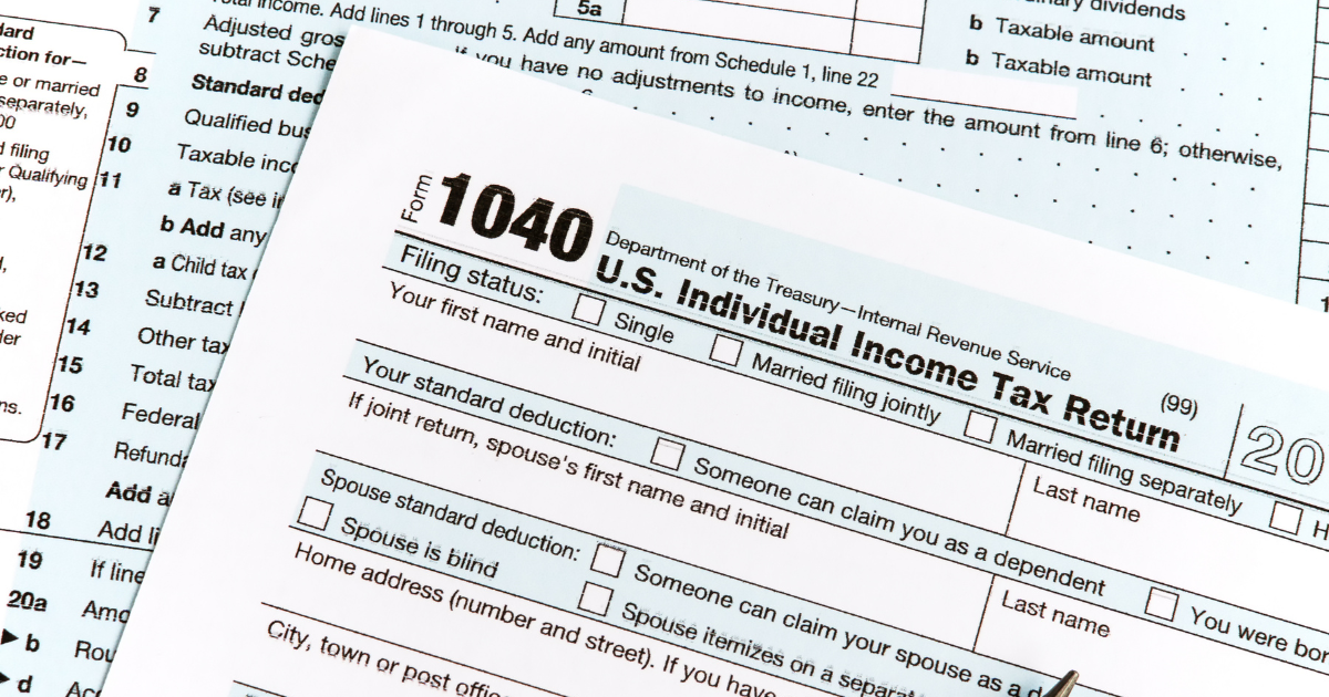 1040 tax documents